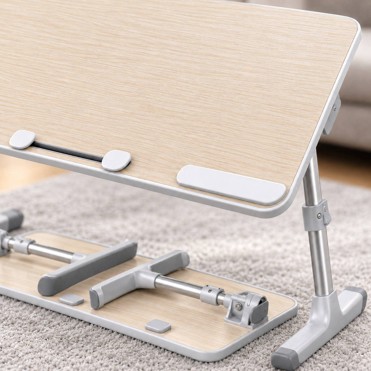 💻 Adjustable Laptop Desk | Foldable Bed Tray | Sofa & Bedroom | Portable Workstation
