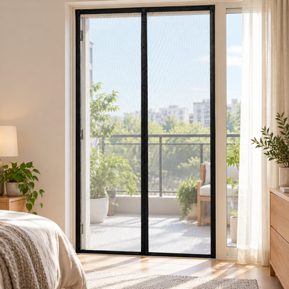 🚪 Magnetic Screen Door | Breathable Mesh Curtain | Patio & Entryway | Hands-Free Closure