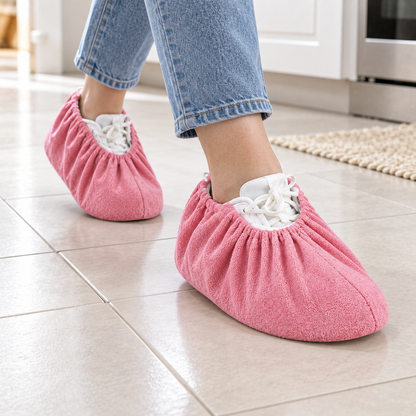 👟 Floor-Friendly | Stretch Reusable Shoe Protection | Soft Indoor Covers