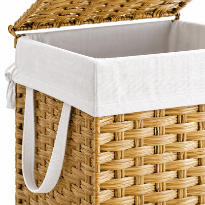 🧺 Laundry-Hamper | Woven Rattan | Laundry Room | Wicker Design