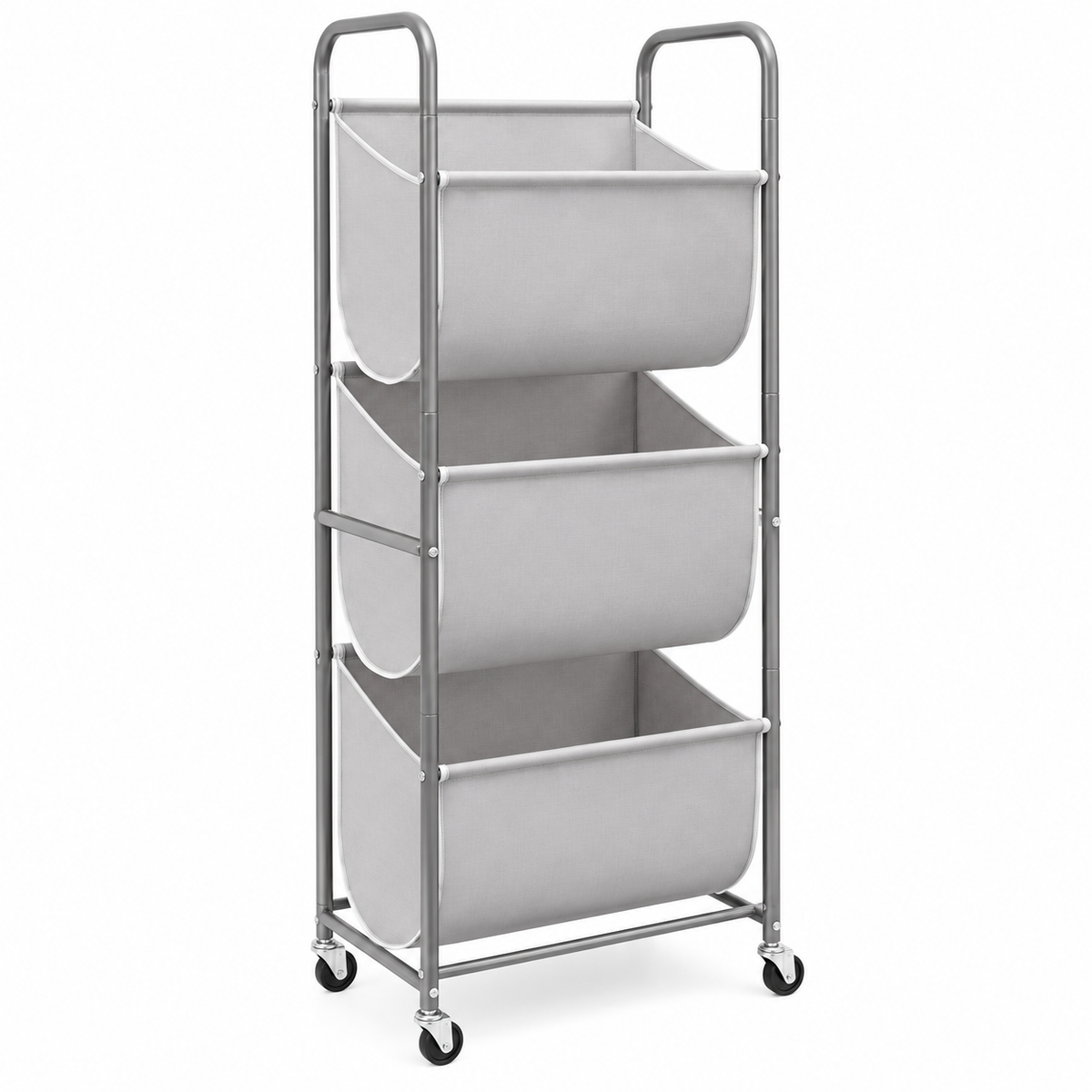 🛒 Space-Saving | Metal Bathroom Homemaker Gift | 3-Tier Rolling Organizer