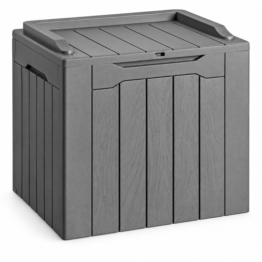 📦 Parcel Storage Box | Resin | Porch | Woodgrain Finish