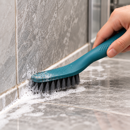 🧼 Cleaning Brush | Plastic Handle | Kitchen | Homeowners | Teal Grip